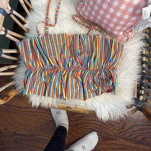 Kornti Jeane Primary Stripes Top